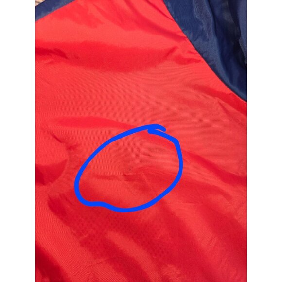 Vineyard Vines Mens XXL Red & Blue Hooded Windbreaker Jacket - Picture 8 of 9